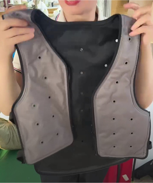 Instru&ccedil;&otilde;es de uso do novo colete de resfriamento