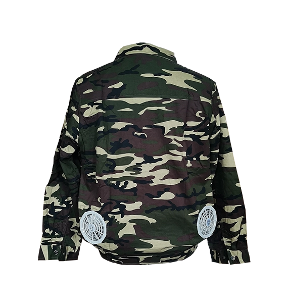 Jaqueta de trabalho Senjoy com ar-condicionado, ideal para o verão quente com ventiladores refrescantes.