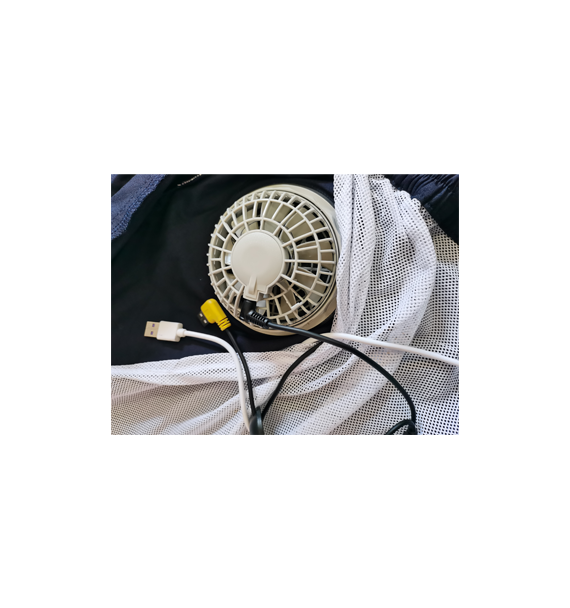 Jaqueta de trabalho com ar condicionado Senjoy, verão quente com ventiladores frescos
