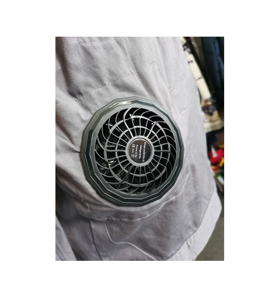 Jaqueta de trabalho com ar condicionado Senjoy, verão quente com ventiladores frescos