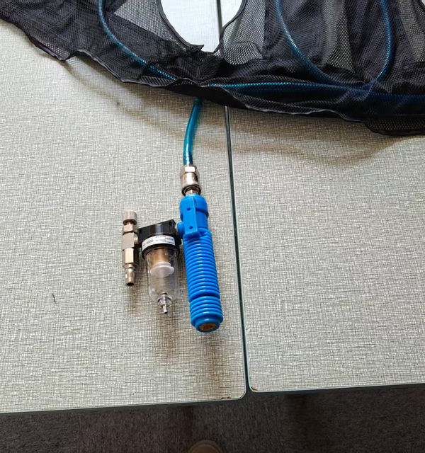 Colete de resfriamento de tubo Vortex Senjoy com compressor de ar para metalurgia, forjamento, estaleiro, soldagem, petróleo, caldeira, fábrica, jateamento de areia