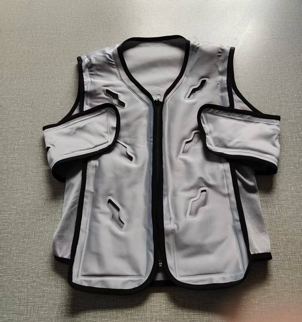 Roupas de resfriamento com circulação de água em TPU Senjoy, bomba silenciosa, ajuste ajustável, com fonte de alimentação portátil, para trabalho externo