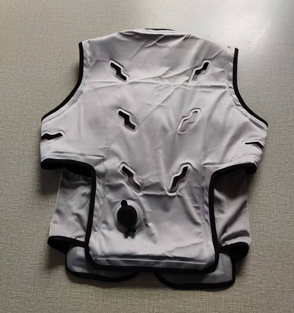 Roupas de resfriamento com circulação de água em TPU Senjoy, bomba silenciosa, ajuste ajustável, com fonte de alimentação portátil, para trabalho externo