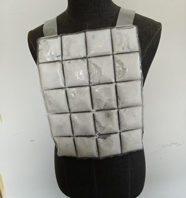 Roupas de resfriamento simplificadas para mudança de fase