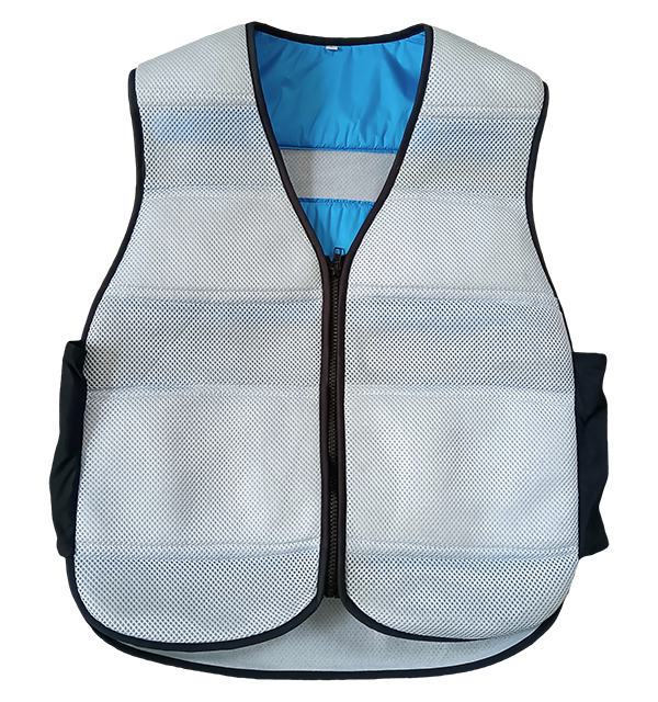 Roupas de resfriamento evaporativo Senjoy com ventilador para oficina de aço