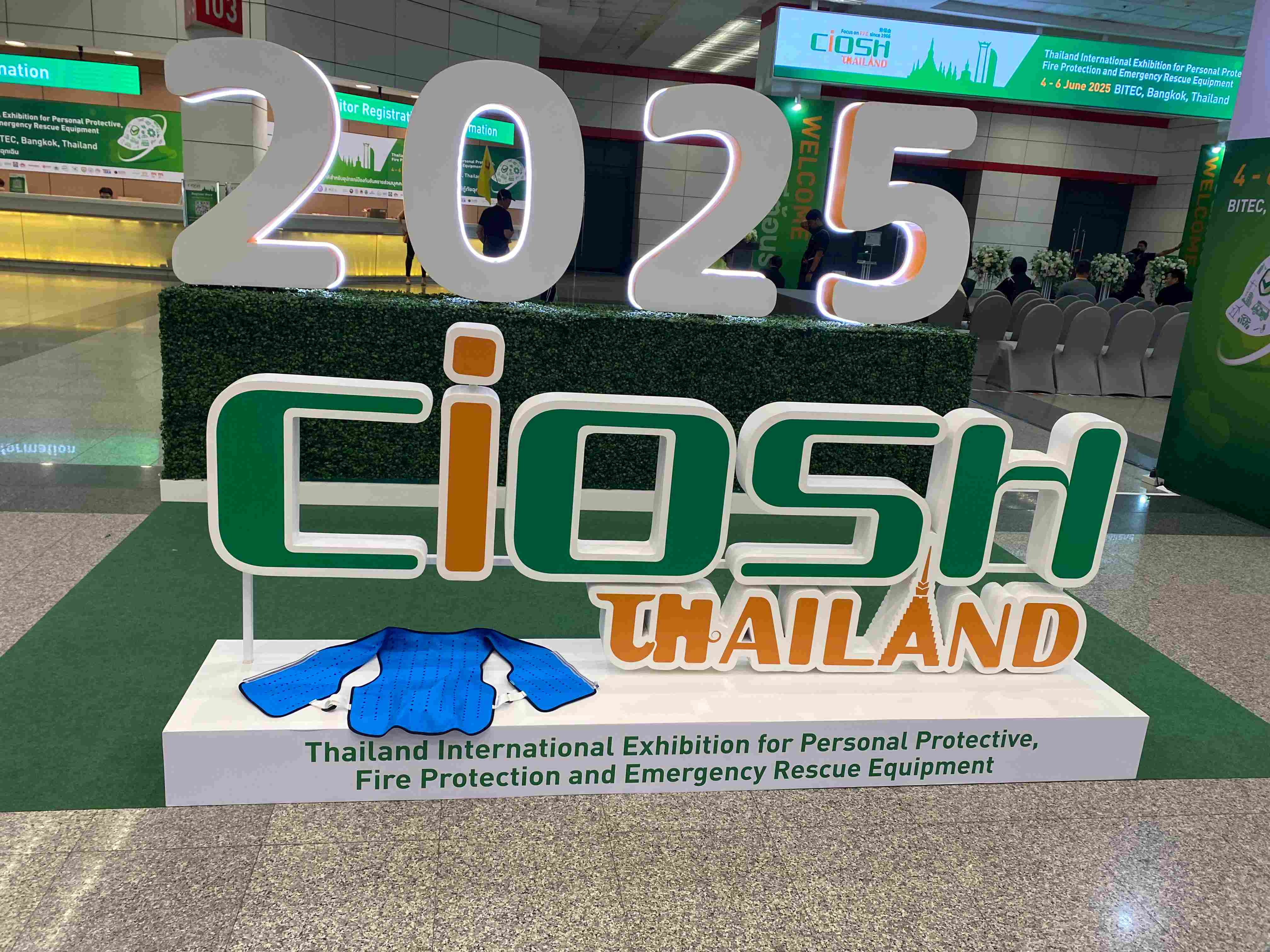 Suzhou SenJoy Cooling Clothing conclui com sucesso exposição na Thailand Safety Expo 2025
