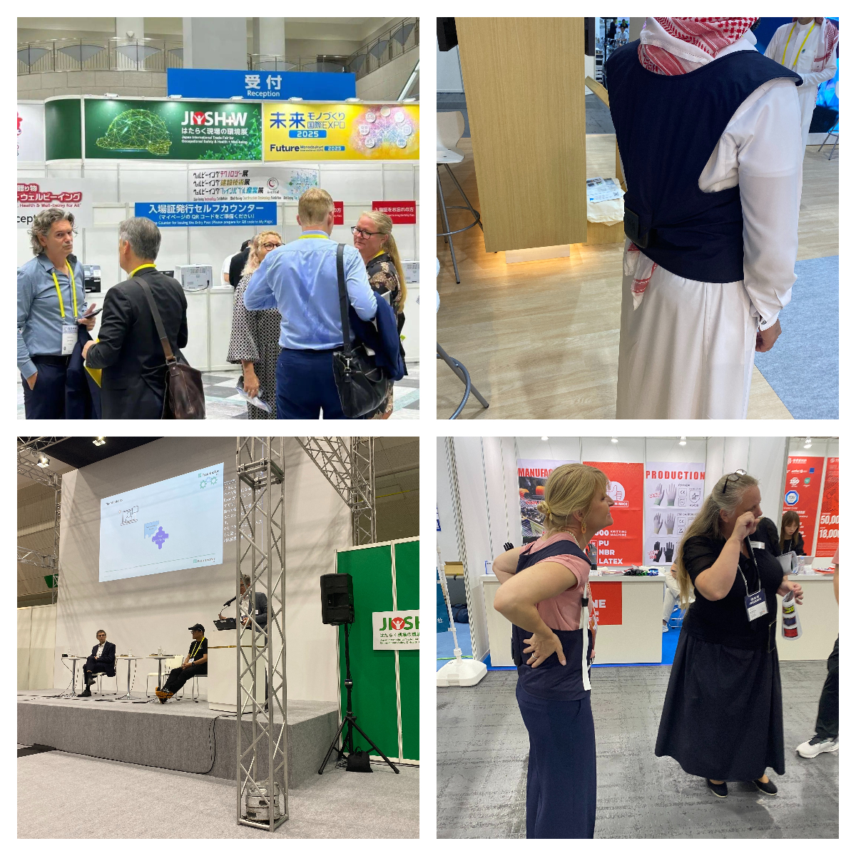 Fabricante de roupas de resfriamento SenJoy participou da exposição de Osaka